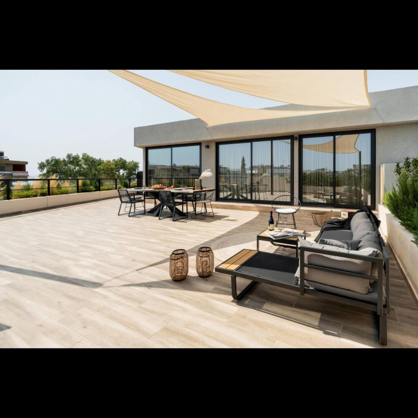 雅典5Bd Luxury Penthouse With Sea View公寓 外观 照片