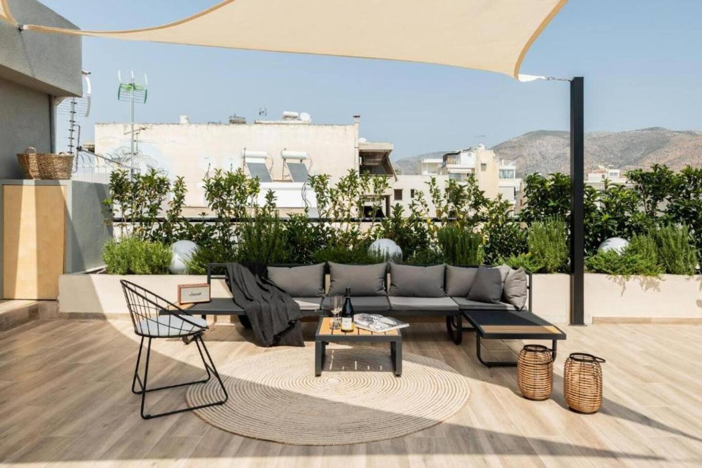 雅典5Bd Luxury Penthouse With Sea View公寓 外观 照片