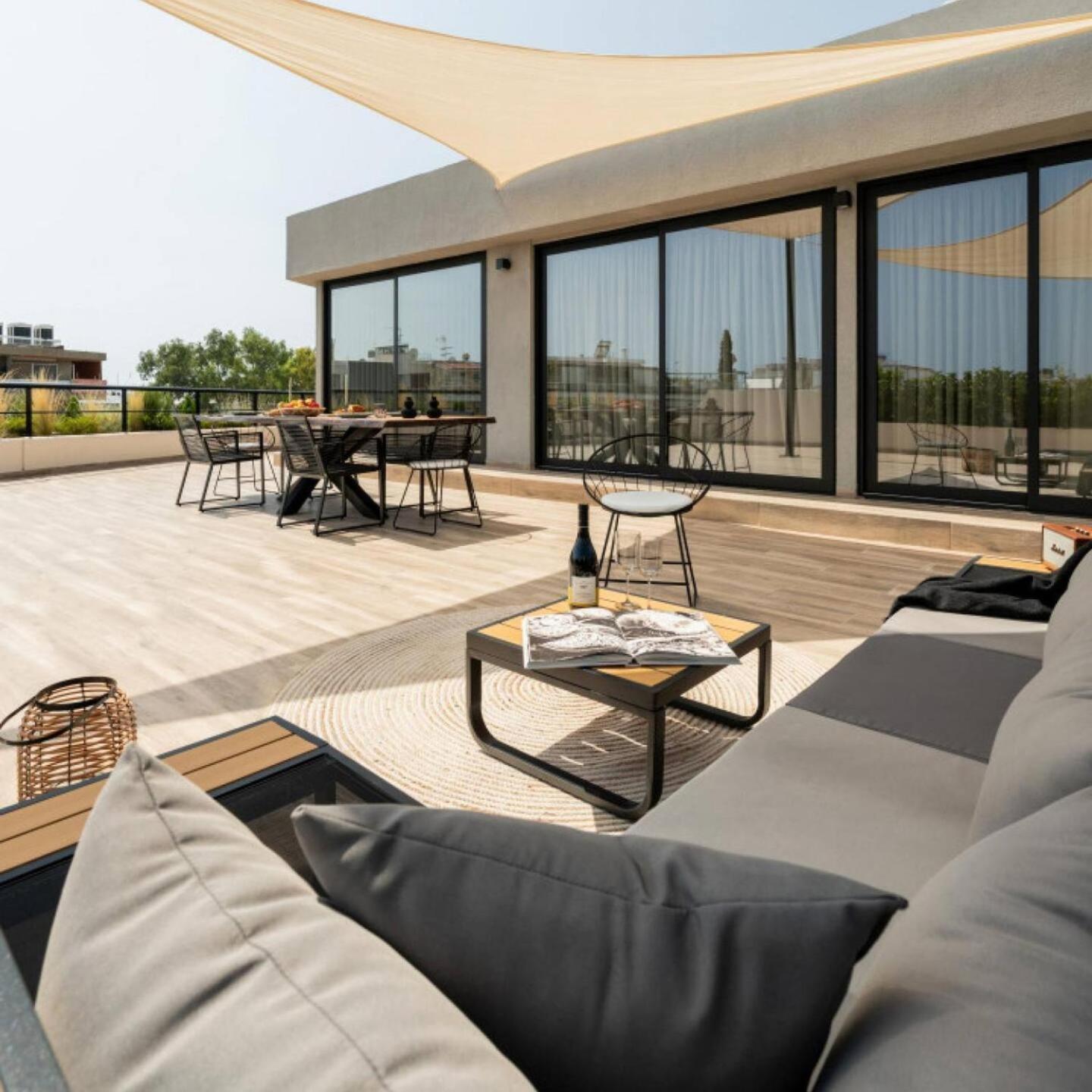雅典5Bd Luxury Penthouse With Sea View公寓 外观 照片