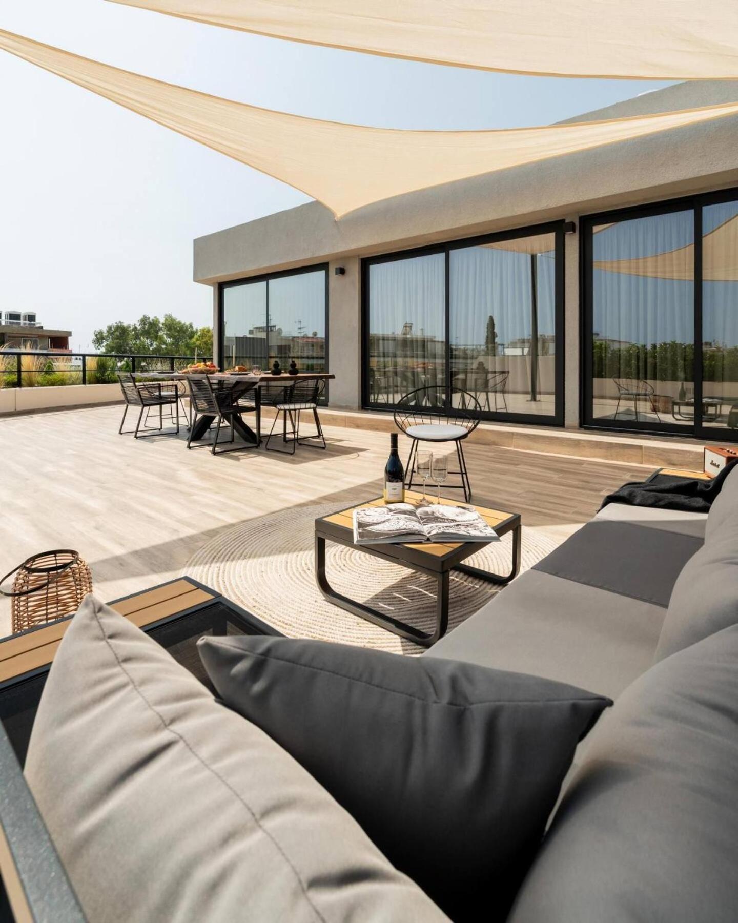 雅典5Bd Luxury Penthouse With Sea View公寓 外观 照片